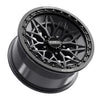 Alpha R Beadlock | Satin Black w/ Gloss Black Ring