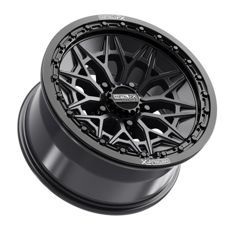 Alpha R Beadlock | Satin Black w/ Gloss Black Ring