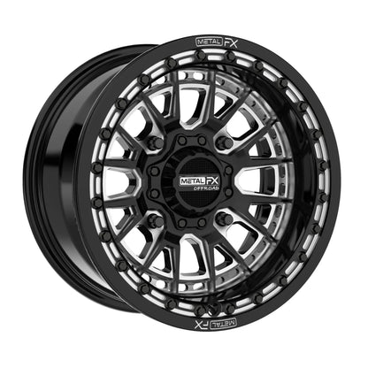 Metal FX Slayer beadlocks 15x8 mounted on Maxxis Roxxzillas | 4/137