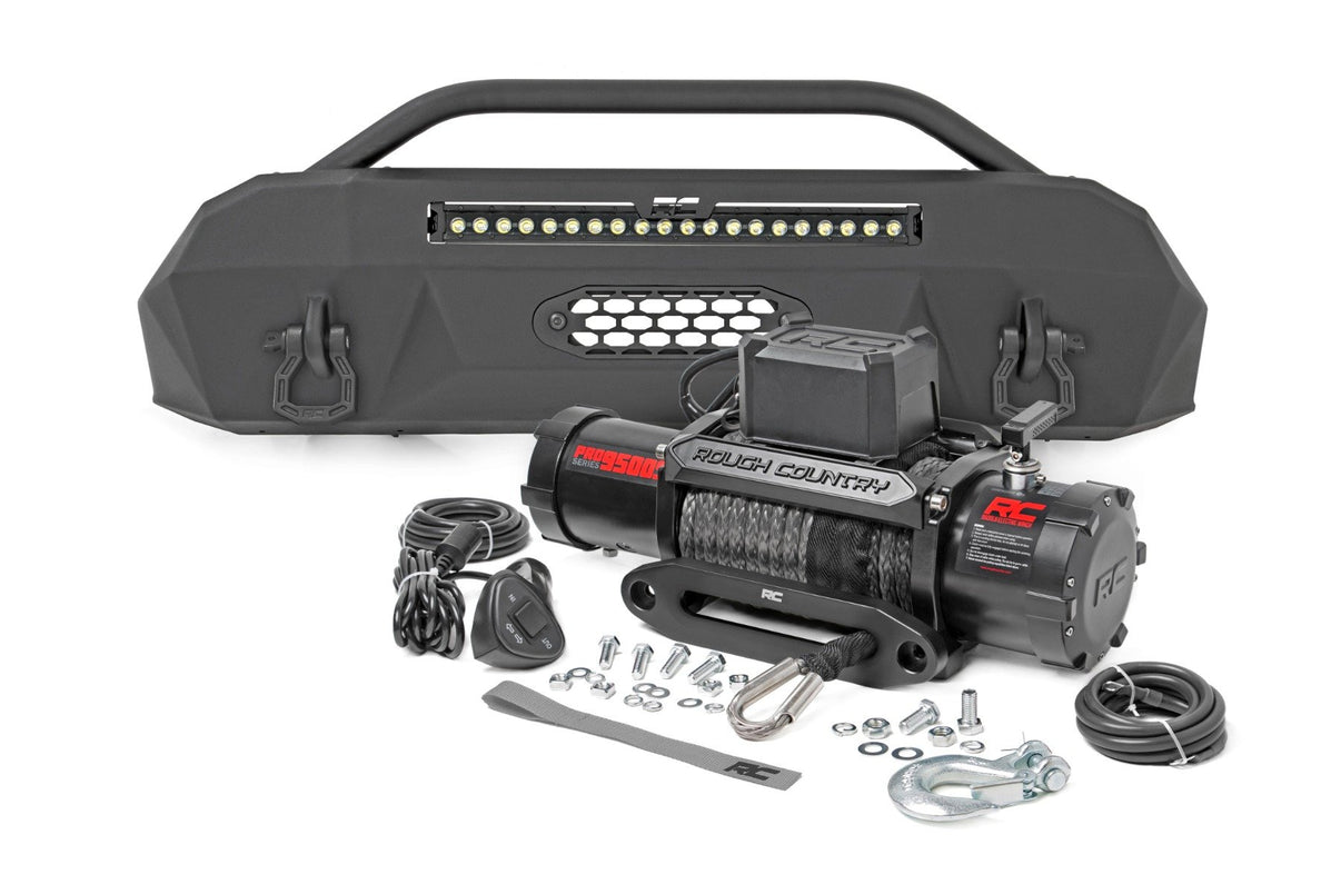 Front Bumper | Hybrid | 20" Blk DRL LED | Toyota Tacoma 4WD (2016-2023) | 10726