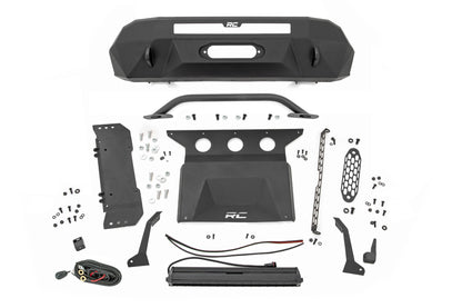 Front Bumper | Hybrid | 20" Blk DRL LED | Toyota Tacoma 2WD/4WD (2016-2023) | 10724