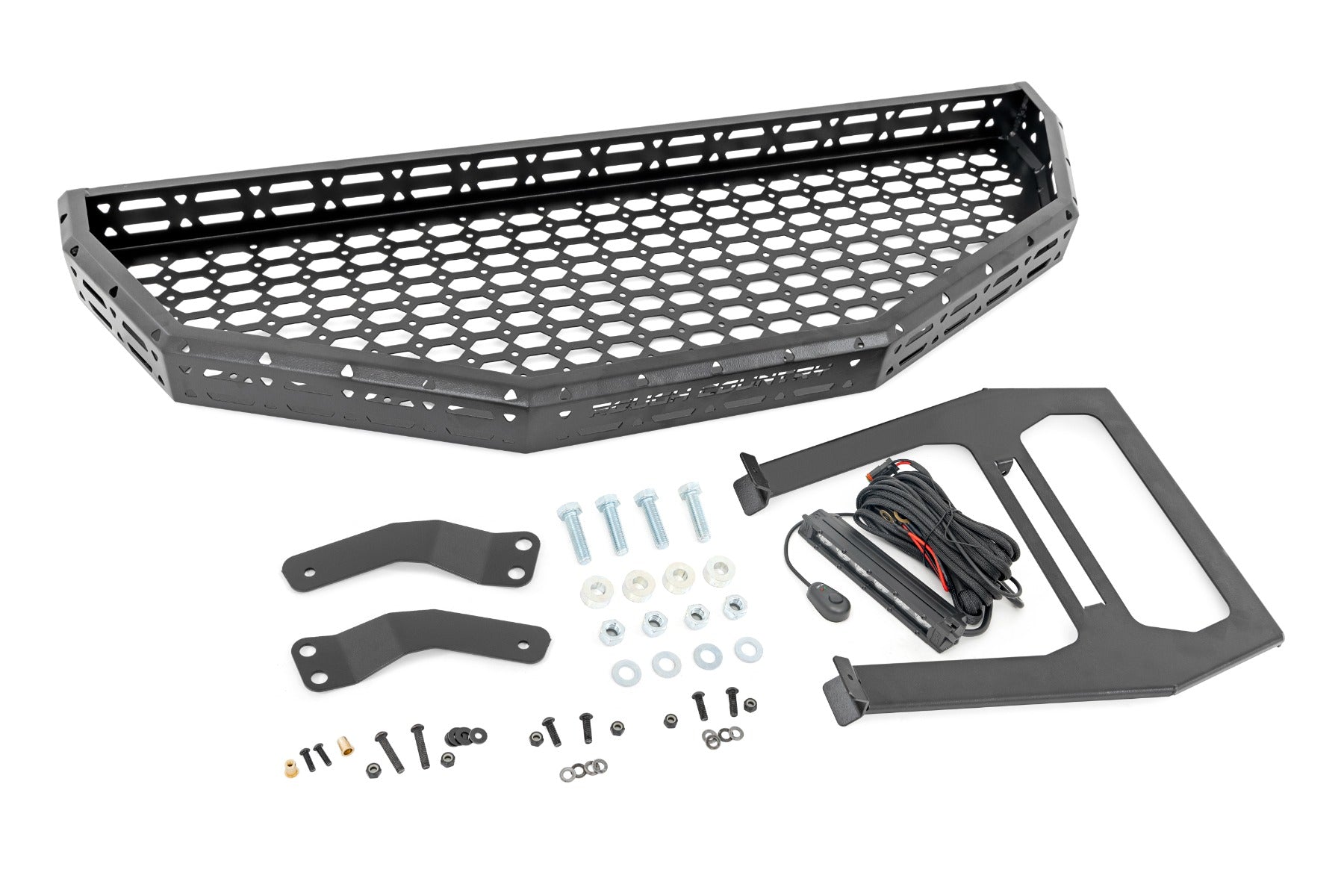 Front Cargo Rack |Black Series LED | 6" Light | Slim Line | Honda Pioneer 1000  | 92059