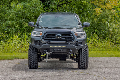 Front Bumper | High Clearance | 12000-Lb Pro Series Winch | Synthetic Rope Toyota Tacoma 4WD (16-23) | 10716