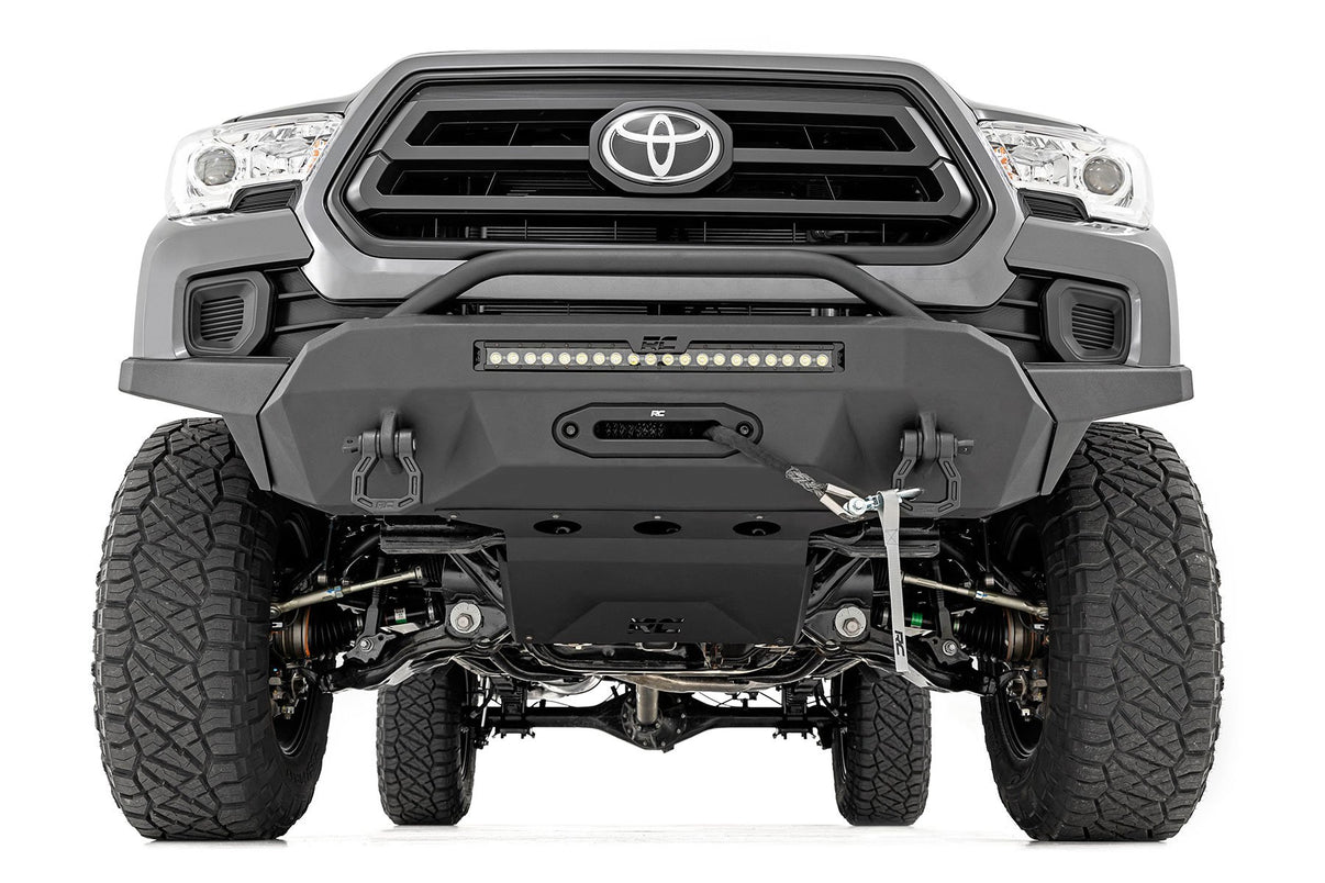 Front Bumper | High Clearance | Hybrid | 20" Blk DRL LED | Toyota Tacoma (16-23) | 10725