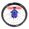 KKE 21 & 18 Enduro Rims for TM EN MX SMR 125-300 Blue Hub Black Rims