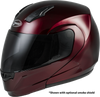 Md 04 Modular Helmet Wine Red Xl