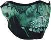 Neoprene Half Face Mask Cyber Skull