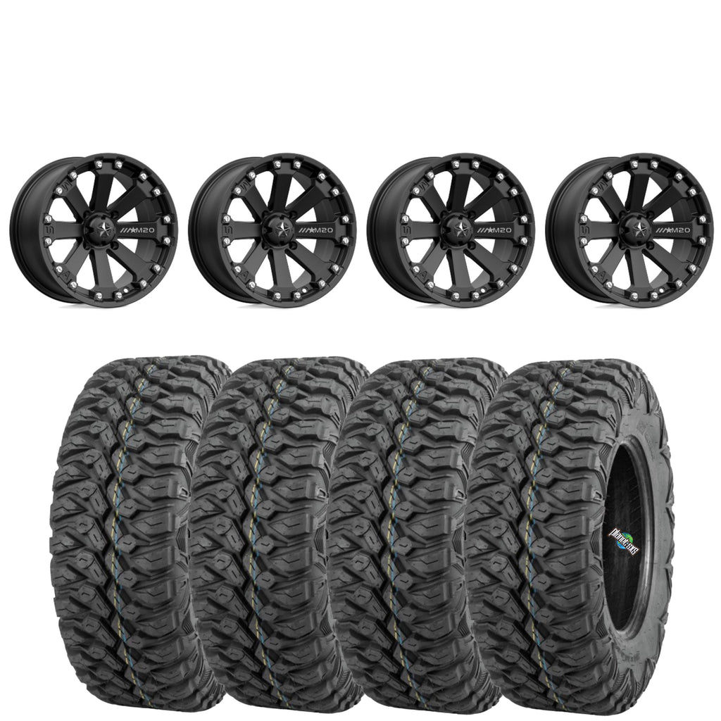 MSA M20 Kores on QUADBOSS QBT846 tires