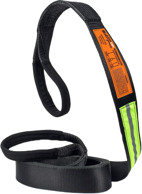 BUBBA ROPES 17600BOP2 3"X20' Black Op Tow Strap - Heavy Duty Recovery Tool