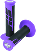 ProTaper Clamp-On 1/2 Waffle Grips - Neon Purple/Black