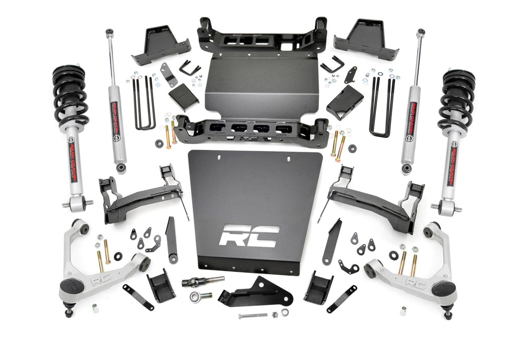 7 Inch Stamped Steel LCA Lift Kit | Forged UCA | Bracket | N3 Struts | Chevy/GMC 1500 (16-18) | 11633