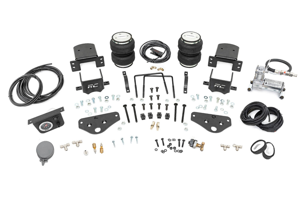 Rough Country | Air Spring Kit w/ compressor | Ford F-250/F-350 Super Duty 4WD (2017-2026) | 10038AC