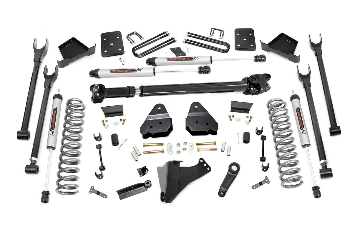 6 Inch Lift Kit | 4-Link | No OVLD | D/S | V2 | Ford F-250/F-350 Super Duty (17-22) | 52671