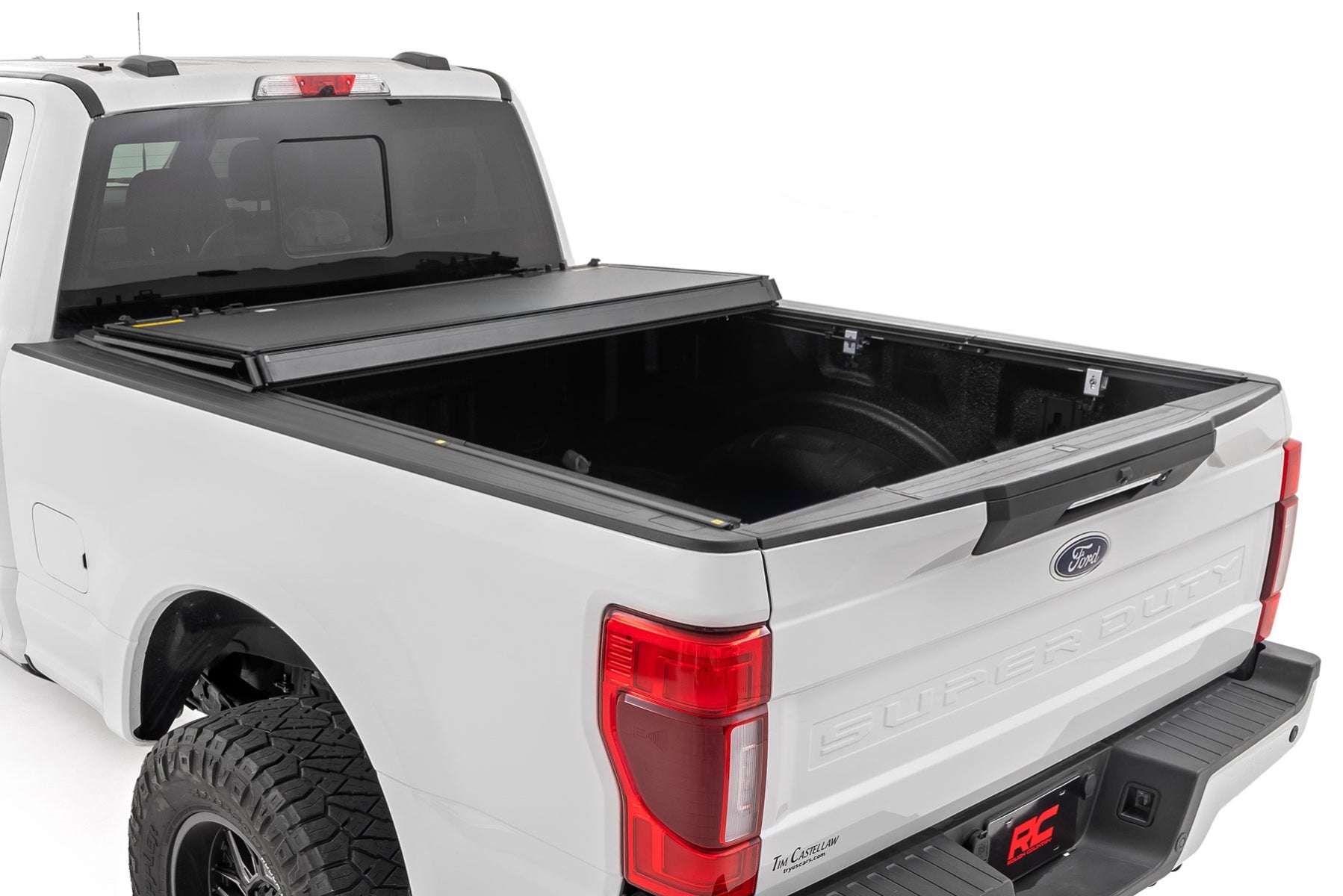 Hard Tri-Fold Flip Up Bed Cover | 6'10" Bed | Ford F-250/F-350 Super Duty (17-25) | 49220651