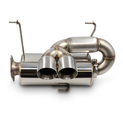 RZR Pro R Center Exit Slip On Exhaust with Dual 3.0'' Tip