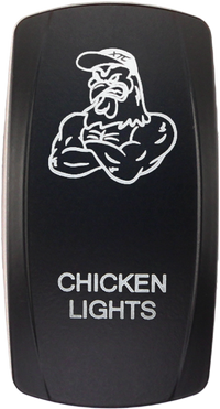 Dash Switch Rocker Face Chicken Lights