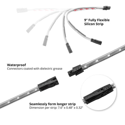 Amber Led Strip 10pc Kit