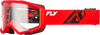 Youth Focus Goggle Red/Black W/ Clear Lens
