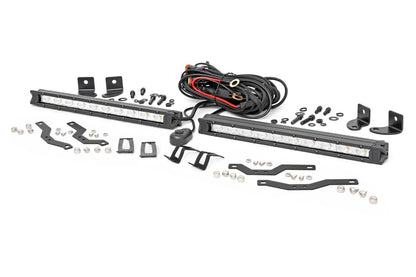 LED Light Kit | Grille Mount | 10" Chrome Slimline Pair | Ford F-150 (18-20) | 70809