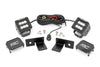 LED Light Kit | Under Bed Mount | 2" Black Pair | Spot | Polaris General XP 4 1000  | 93031