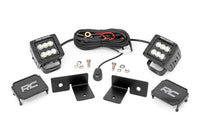 LED Light Kit | Under Bed Mount | 2" Black Pair | Spot | Polaris General XP 4 1000  | 93031