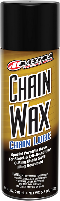 MAXIMA RACING OIL Chain Wax Lube - 5.5 oz. net wt. - Aerosol 74908