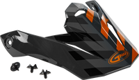 Visor W/Screws Fame Mx 86 Dark Grey/Orange