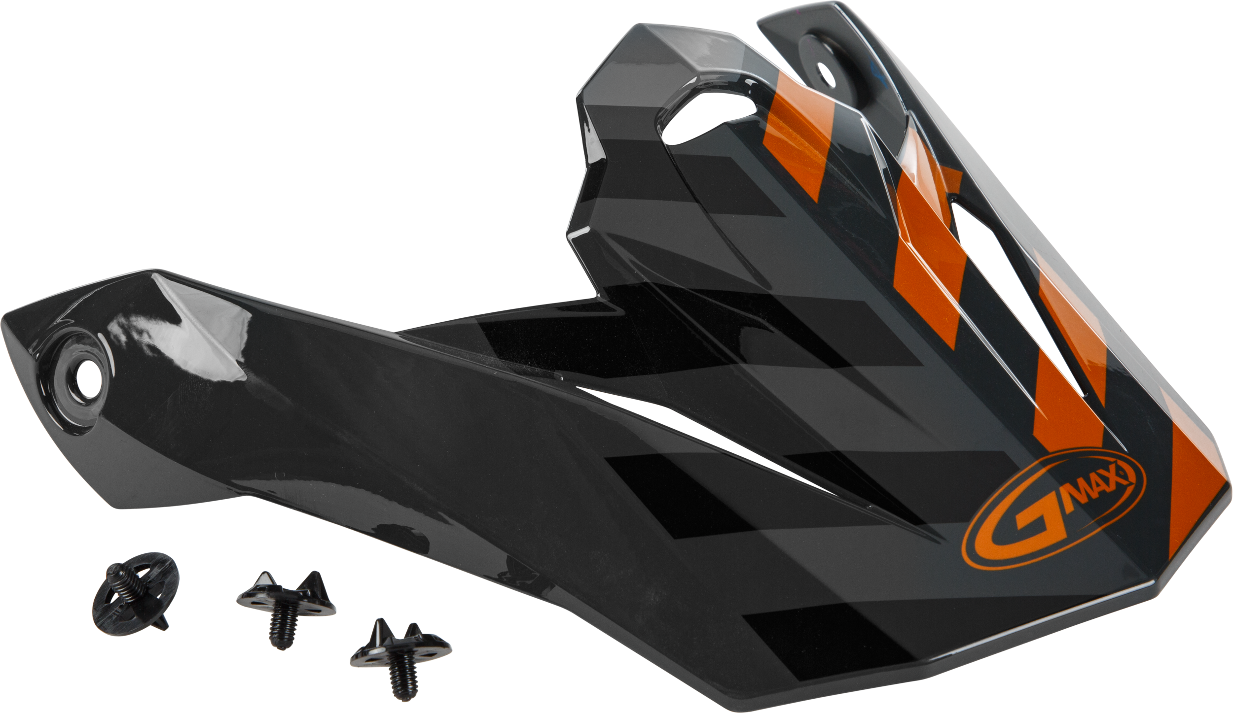 Visor W/Screws Fame Mx 86 Dark Grey/Orange