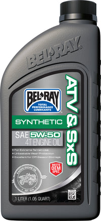 BEL-RAY Synthetic 4T Engine Oil 5W50 - Part Number 302664150160 (12/Case)