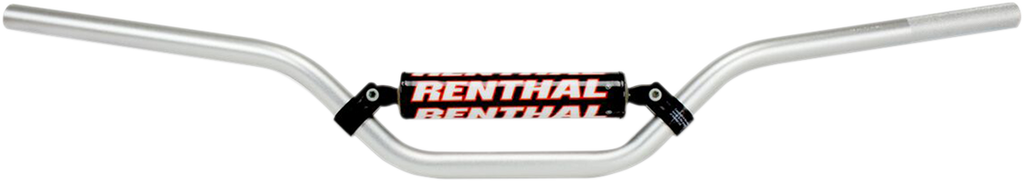 RENTHAL 7/8" Off-Road Handlebar - 735 - 5-1/5" Trials - Silver 735-01-SI-04-254