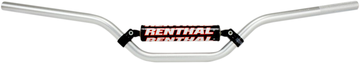 RENTHAL 7/8" Off-Road Handlebar - 735 - 5-1/5" Trials - Silver 735-01-SI-04-254