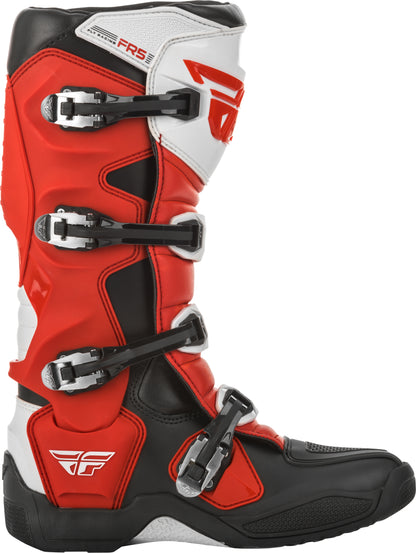 FLY RACING Fr5 Boots Red/Black/White Size 07 - Performance Footwear