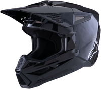 Sm3 Solid Helmet Black Glossy 2x