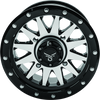 QuadBoss Wagon 14X7 4+3 4/156 Black Machined