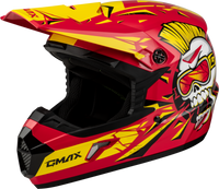 Youth Mx 46y Unstable Helmet Red/Yellow Yl