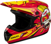 Youth Mx 46y Unstable Helmet Red/Yellow Ys