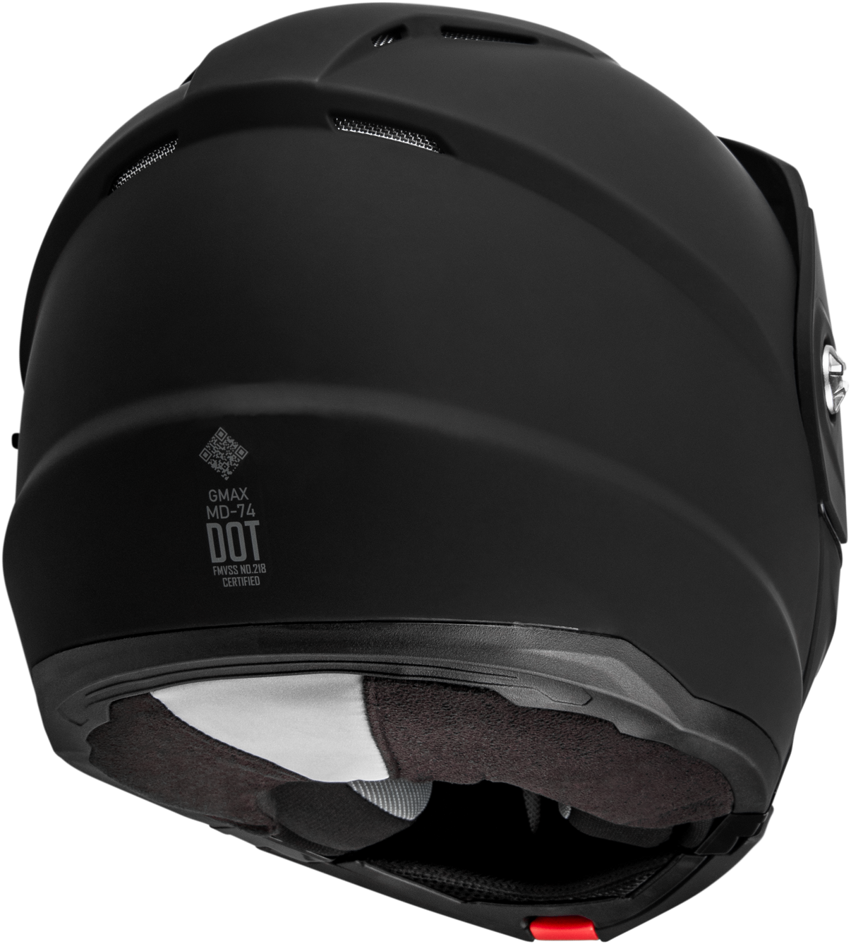 Md 74 Solid Helmets Matte Black Sm