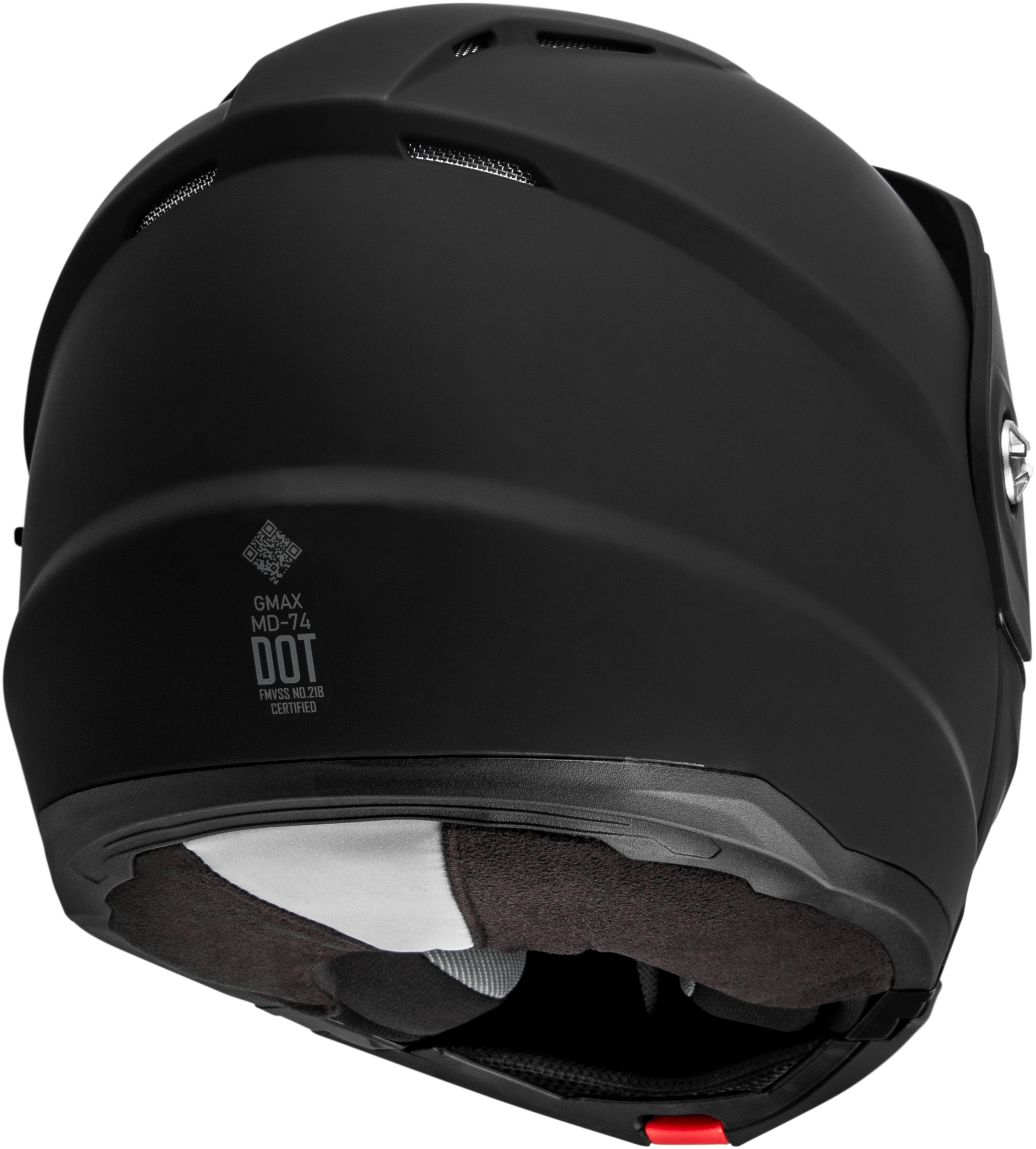 Md 74 Solid Helmets Matte Black Lg