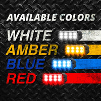 Strobe Pod Lights Traffic Amber 4pc
