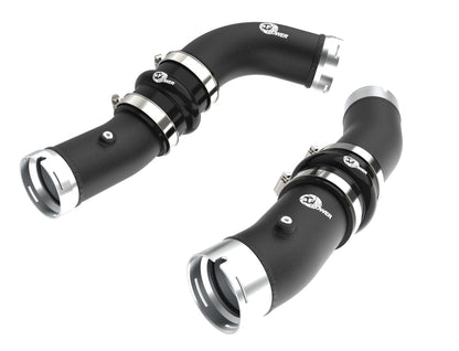 aFe 2024+ Toyota Tacoma BladeRunner 2.5in & 3in Aluminum Hot & Cold Charge Pipe Kit - Black