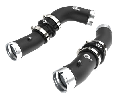 aFe 2024+ Toyota Tacoma BladeRunner 2.5in & 3in Aluminum Hot & Cold Charge Pipe Kit - Black