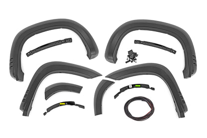 Rough Country | SF1 Fender Flares | GBD Cypress Gray | Chevy Silverado 1500 2WD/4WD (19-26) | F-C319201A-GBD