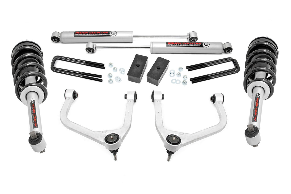 3.5 Inch Lift Kit | N3 Struts | GMC Sierra 1500 2WD/4WD (2019-2025 & Classic) | 22631