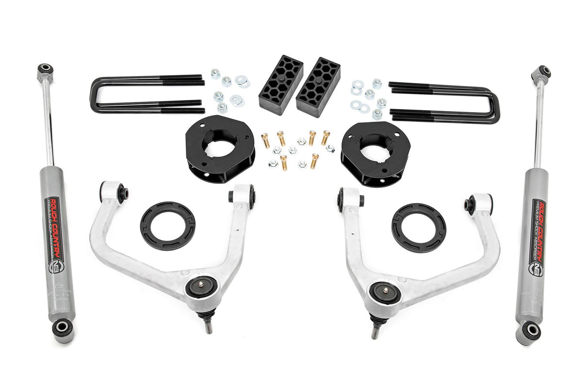 3.5 Inch Lift Kit | Chevy Silverado 1500 2WD/4WD (2019-2025 & Classic) | 29531A