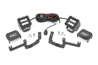 LED Light Kit | Ditch Mount | 2" Black Pair | Flood | Chevy Silverado 1500 (19-24) | 70842
