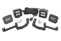 LED Light Kit | Ditch Mount | 2" Black Pair | Spot | Chevy Silverado 1500 (19-24) | 70841