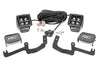 LED Light Kit | Ditch Mount | 2" Black Pair | Amber DRL | Chevy Silverado 1500 (19-24) | 70844