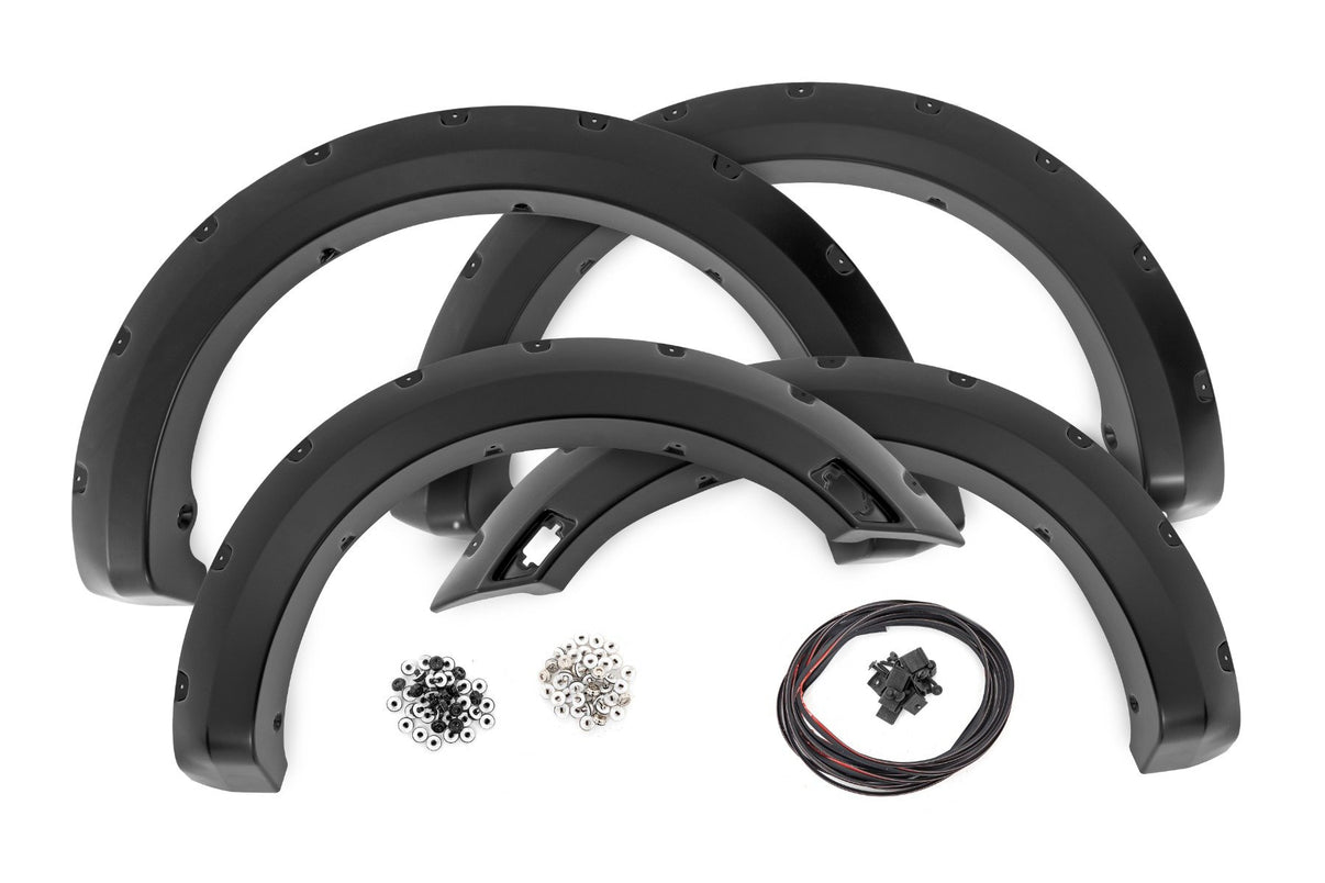 Pocket Fender Flares | G1 Black | 6' Bed | Ford Ranger 2WD/4WD (2019-2023) | F-F11201A-G1