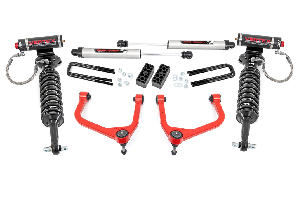 3.5 Inch Lift Kit | Vertex/V2 | GMC Sierra 1500 2WD/4WD (2019-2025 & Classic) | 22657RED