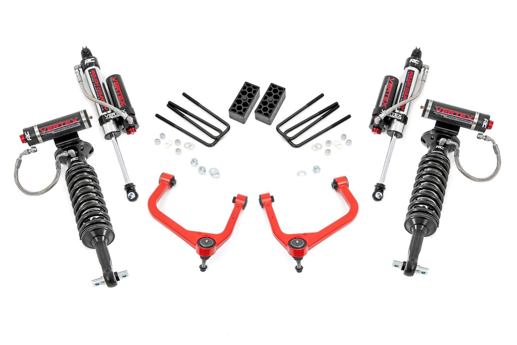 3.5 Inch Lift Kit | Vertex | Chevy Silverado 1500 2WD/4WD (2019-2025 & Classic) | 29550RED